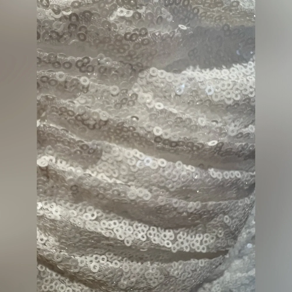 NWT Rene Ruiz One-Shoulder Sequin Dress, Size 10! - Picture 5 of 13